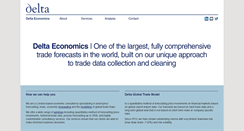 Desktop Screenshot of deltaeconomics.com