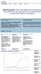 Mobile Screenshot of deltaeconomics.com